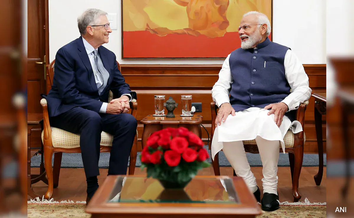 PM Modi and Bill Gates Discuss India's Path to Viksit Bharat 2047